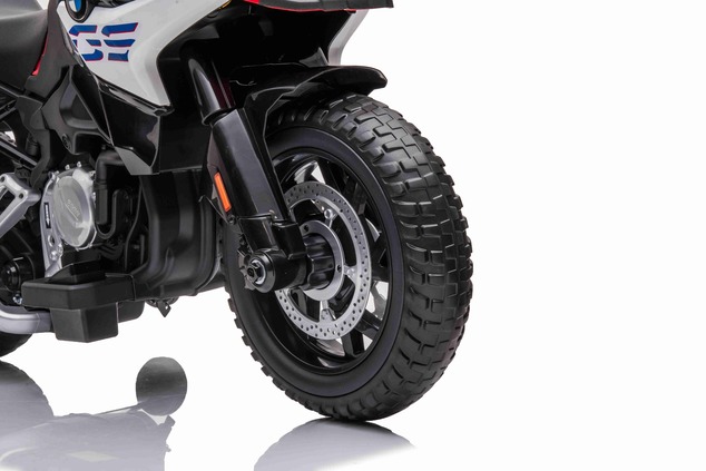 Electric Motorbike BMW F850 GS, Licensed, 12V battery, EVA soft wheels, 2 x 35W Engines, LED Lights,