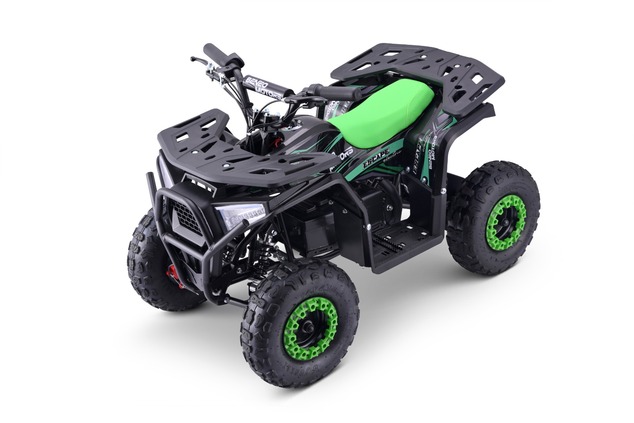 Kids Electric Mini Quad 800W | Beneo Motors Escape Green | Ages 4+ | 3-Speed Limiter