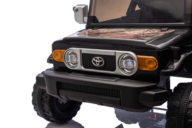 Electric Ride-on car Toyota FJ Cruiser XXL with 4x4 drive, licensed (Two-seater), sand-black, Portab