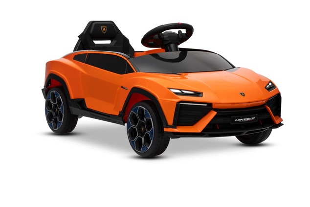 Electric Ride-on Car Lamborghini Lanzador 12V with rear-wheel drive, licensed (Single seater), orang