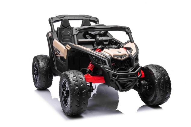 Electric Ride-on car Can-am Maverick One-seater with 4X4 drive, Black, Independent suspension, 2.4 G
