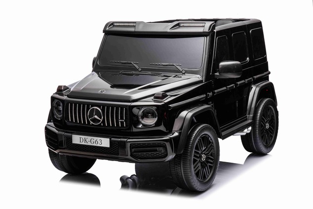Electric Ride-on car Mercedes-Benz G63 AMG 4x4² Two-seater 12V, black, MP3 Player with USB/AUX input