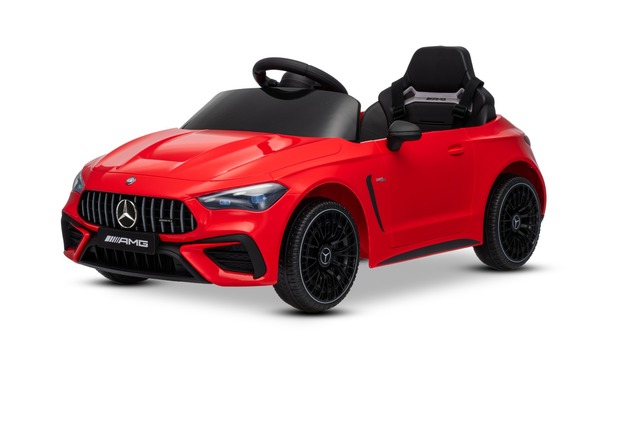 Electric Ride-on car Mercedes CLE 12V with rear-wheel drive, red, Single seater, Lithium battery, LE