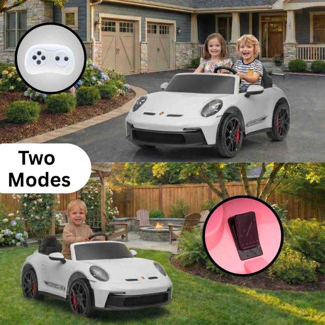 Kids Electric Ride-On Porsche 911 GT3 24V 4x4 | Licensed | Beneo Motors | 2 Seater | Lithium Battery