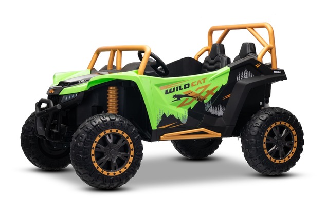 Electric Ride-on buggy Artic CAT XXL 4x4 24V, green, two-seater, Soft EVA wheels, Powerful engines, 