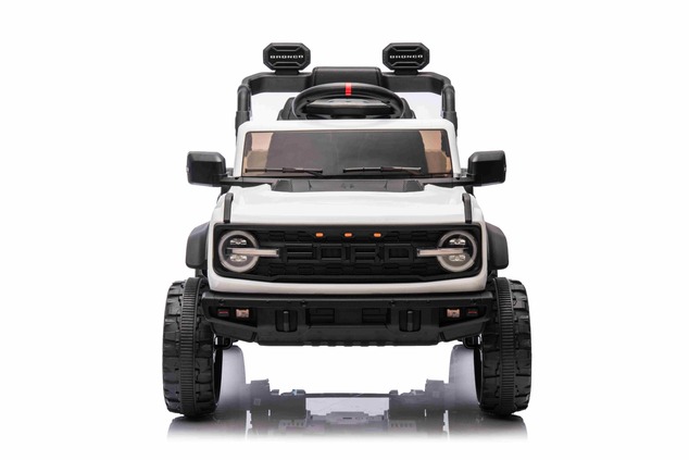 Electric Ride-On Car Ford Bronco with Rear-Wheel Drive, Licensed (Single-Seater), White, Lithium Bat