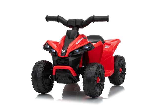 Licencovaná dětská elektrická mini čtyřkolka 25 W | Can-Am Renegade | Lithiový akumulátor 7,2 V | Červená