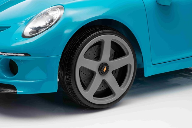 Electric Ride-on car RUF GT 12V, blue, Opening doors, 2.4 GHz remote control, LED lights front and r