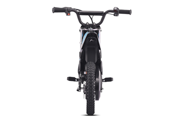 Pocket bike eléctrica para niños ROOKIE X 24V (14") | Batería de litio | Motor sin escobillas 250 W | Freno de disco