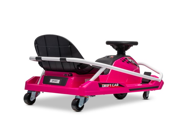 Drift kart elettrico 24V | Beneo Motors | Rosa | Motore brushless 300 W | Batteria al litio | Modali