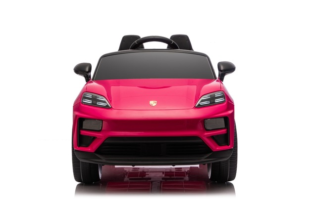 Electric Ride-on car Porsche Macan 12V Licensed with rear-wheel drive (Single seat), pink, Lithium b