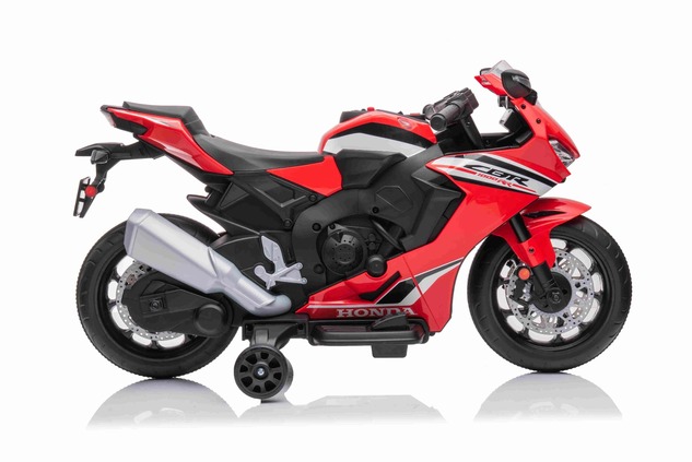 Electric Motorbike HONDA CBR 1000RR, Licensed, 12V battery, Leatherette seat, Plastic wheels, 30W En