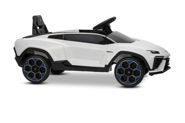 Electric Ride-on Car Lamborghini Lanzador 12V with rear-wheel drive, licensed (Single seater), white