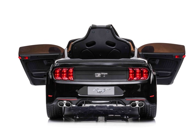 Drift electric ride-on car Ford Mustang 24V, black, Smooth Drift wheels, 2 x 25000 RPM Engines, Drif