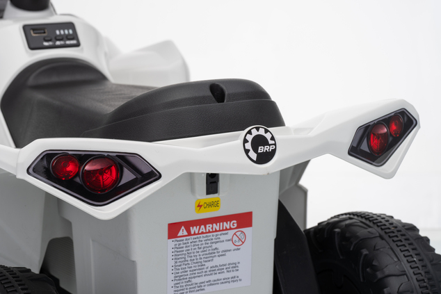 Licencovaná dětská elektrická mini čtyřkolka 25 W | Can-Am Renegade | Lithiový akumulátor 7,2 V | Bílá