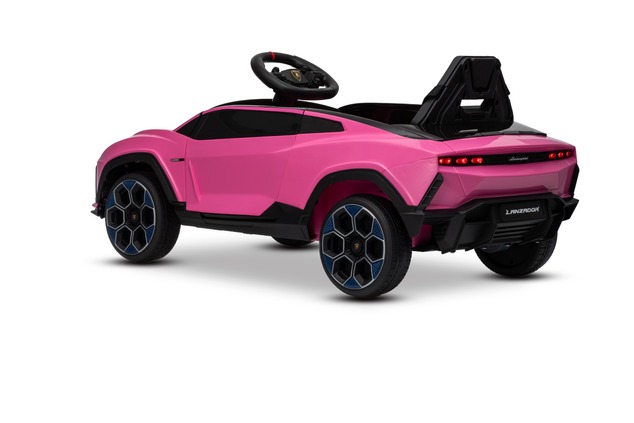 Electric Ride-on Car Lamborghini Lanzador 12V with rear-wheel drive, licensed (Single seater), pink,