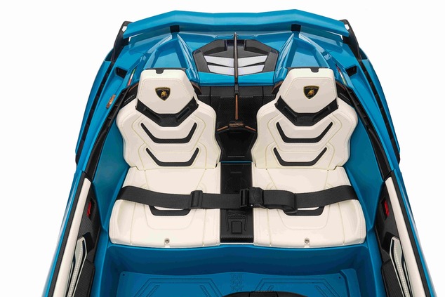 Electric Ride-on car Lamborghini Sian 4X4, blue, 12V, 2.4 GHz remote control, USB / AUX Input, Bluet