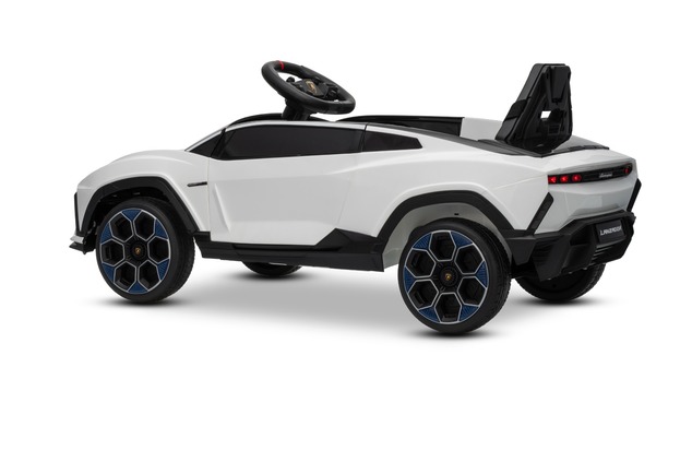 Electric Ride-on Car Lamborghini Lanzador 12V with rear-wheel drive, licensed (Single seater), white
