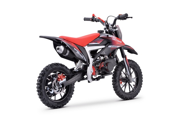 Kids Petrol Dirt Bike 50cc | Beneo Motors CROSS SX Red | Ages 4–8 | Speed Limiter