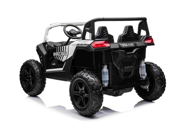 Electric Ride-on car UTV XXL 24V, white, two-seater, Engine with differential, Inflatable rubber whe