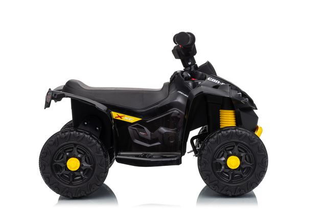 Licencovaná dětská elektrická mini čtyřkolka 25 W | Can-Am Renegade | Lithiový akumulátor 7,2 V | Černá