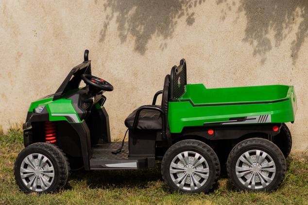 Farm electric car RIDER 6X6 24V with 4-wheel drive 4 X 100W, 24V/7Ah battery, EVA wheels, Suspension
