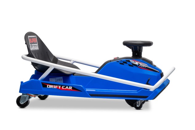 Drift kart elettrico 24V | Beneo Motors | Blu | Motore brushless 300 W | Batteria al litio | Modalit