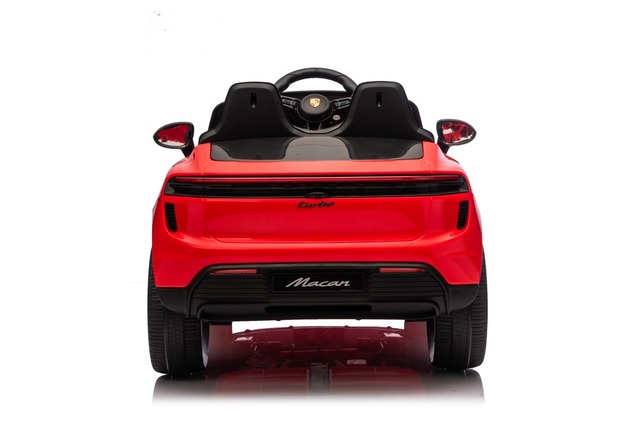 Electric Ride-on car Porsche Macan 12V Licensed with rear-wheel drive (Single seat), red, Lithium ba