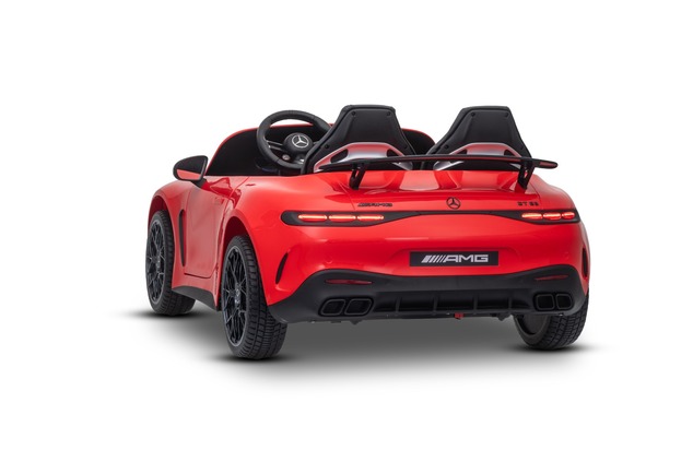 Electric Ride-on car Mercedes GT63 AMG 24V with 4x4 drive, red, Two-seater, Adjustable driver's seat