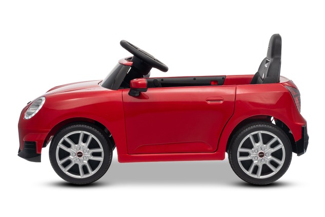 Electric Ride-on car Mini Cooper 12V, red, MP3 Player with USB and Bluetooth connection, 2.4 GHz rem