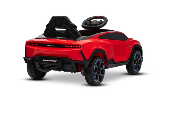 Electric Ride-on Car Lamborghini Lanzador 12V with rear-wheel drive, licensed (Single seater), red, 