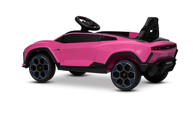 Electric Ride-on Car Lamborghini Lanzador 12V with rear-wheel drive, licensed (Single seater), pink,