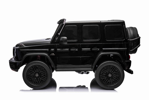 Electric Ride-on car Mercedes-Benz G63 AMG 4x4² Two-seater 12V, black, MP3 Player with USB/AUX input