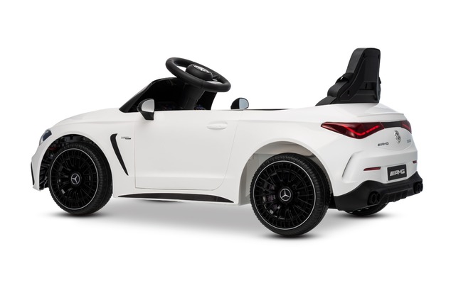 Electric Ride-on car Mercedes CLE 12V with rear-wheel drive, white, Single seater, Lithium battery, 