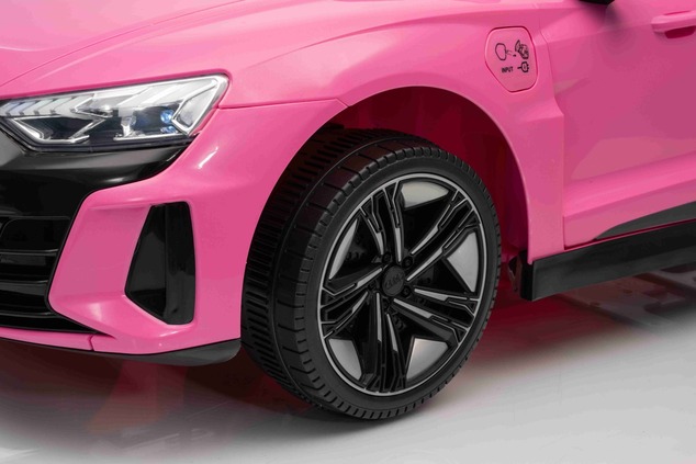 Electric Ride-on car Audi RS E-tron GT 12V, pink, wide single seat, 2.4 GHz remote control, USB / AU
