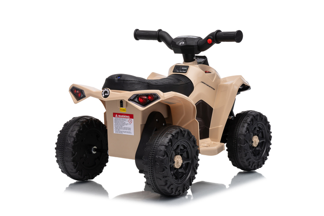 Dětská licencovaná elektrická mini čtyřkolka 25 W | Can-Am Renegade RS | Lithiový akumulátor 7,2 V | Khaki