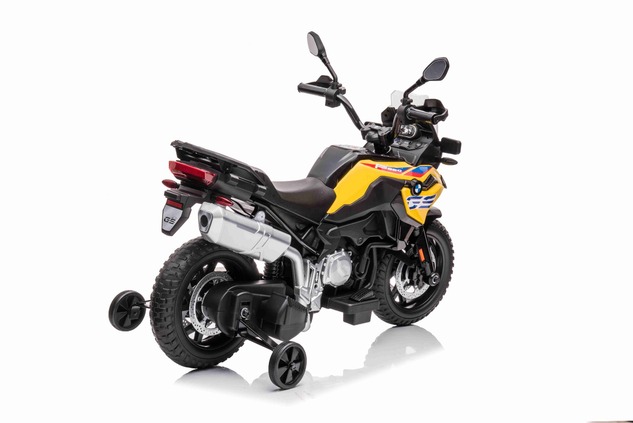 Electric Motorbike BMW F850 GS, Licensed, 12V battery, EVA soft wheels, 2 x 35W Engines, LED Lights,