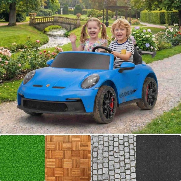 Kids Electric Ride-On Porsche 911 GT3 24V 4x4 | Licensed | Beneo Motors | 2 Seater | Lithium Battery