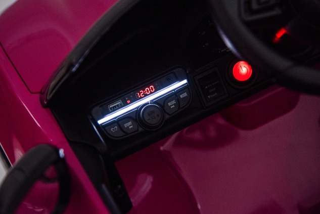 Electric Ride-on car Porsche Macan 12V Licensed with rear-wheel drive (Single seat), pink, Lithium b