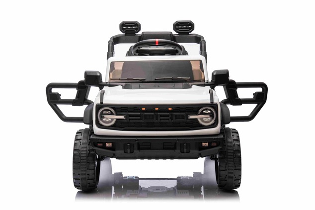 Electric Ride-On Car Ford Bronco with Rear-Wheel Drive, Licensed (Single-Seater), White, Lithium Bat