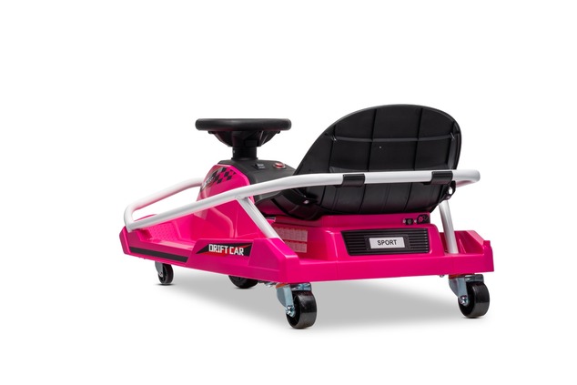 Drift kart elettrico 24V | Beneo Motors | Rosa | Motore brushless 300 W | Batteria al litio | Modali
