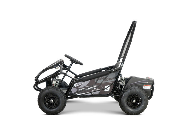 Go-kart électrique 1 000 W | Beneo Motors BUGGY RSX Electric | Noir | 48 V | 30 km/h