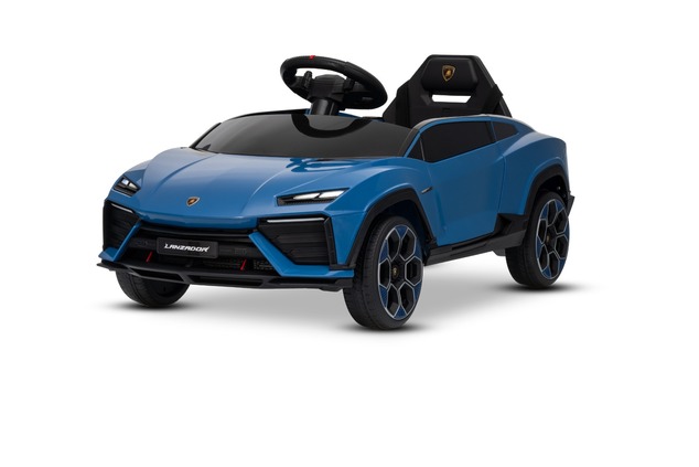 Electric Ride-on Car Lamborghini Lanzador 12V with rear-wheel drive, licensed (Single seater), blue,