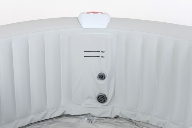 BeneoSpa spa gonfiabile portatile con bolle, jacuzzi, marrone e bianco