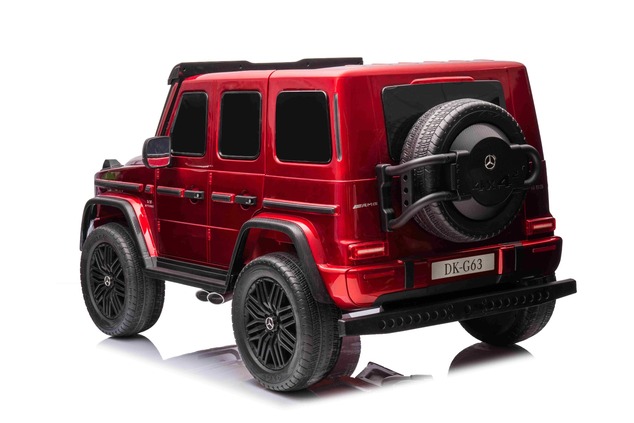 Electric Ride-on car Mercedes-Benz G63 AMG 4x4² Two-seater 24V, Red painted, MP4 Player with USB/AUX