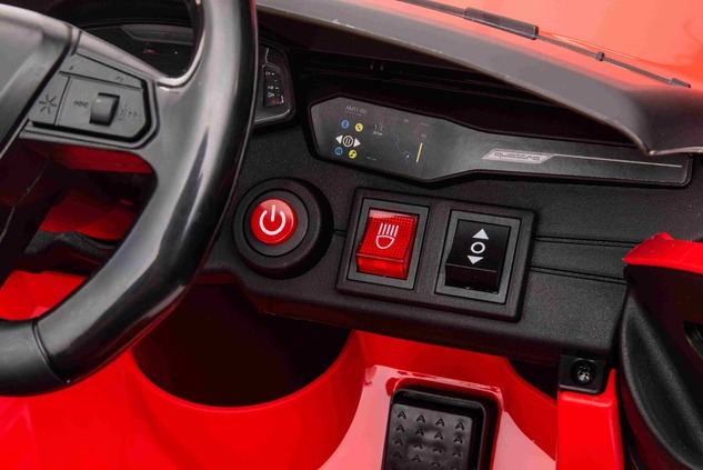Auto elettrica per bambini Audi RS6 12V, Rosso | Sedile in pelle | Porte apribili | 2 × 25 W motore 