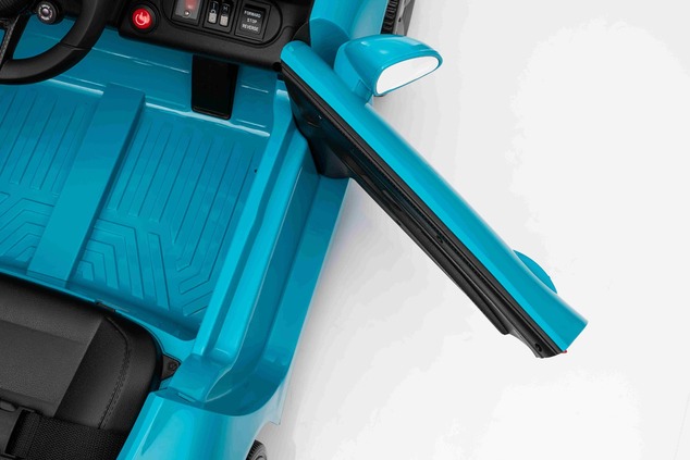 Electric Ride-on car RUF GT 12V, blue, Opening doors, 2.4 GHz remote control, LED lights front and r