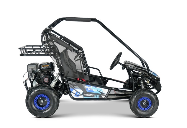 Petrol Go-Kart for children Beneo Motors BUGGY RSX XL blue - 212cm3