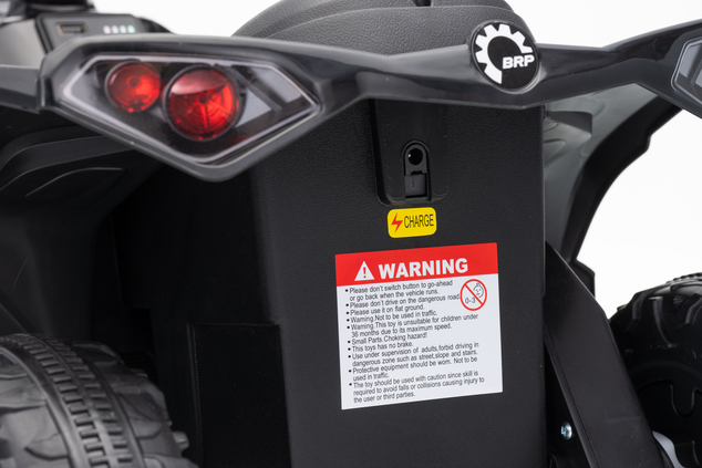 Licencovaná dětská elektrická mini čtyřkolka 25 W | Can-Am Renegade | Lithiový akumulátor 7,2 V | Černá