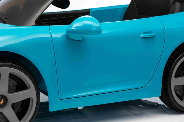 Electric Ride-on car RUF GT 12V, blue, Opening doors, 2.4 GHz remote control, LED lights front and r